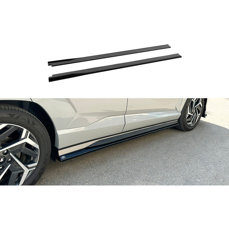 Motordrome, Seitenschweller, Gloss Black, passt zu Hyundai Kona II (SX2) N-Line (2023-)