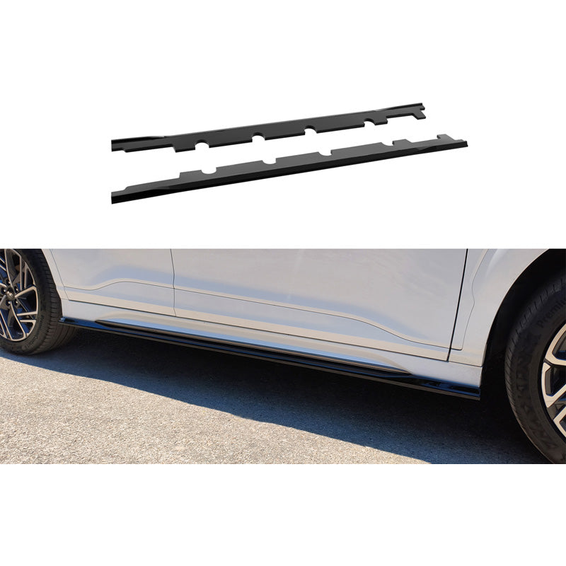 Motordrome, Seitenschweller, ABS, passend für Hyundai Kona mk1 Facelift (2020-2023)