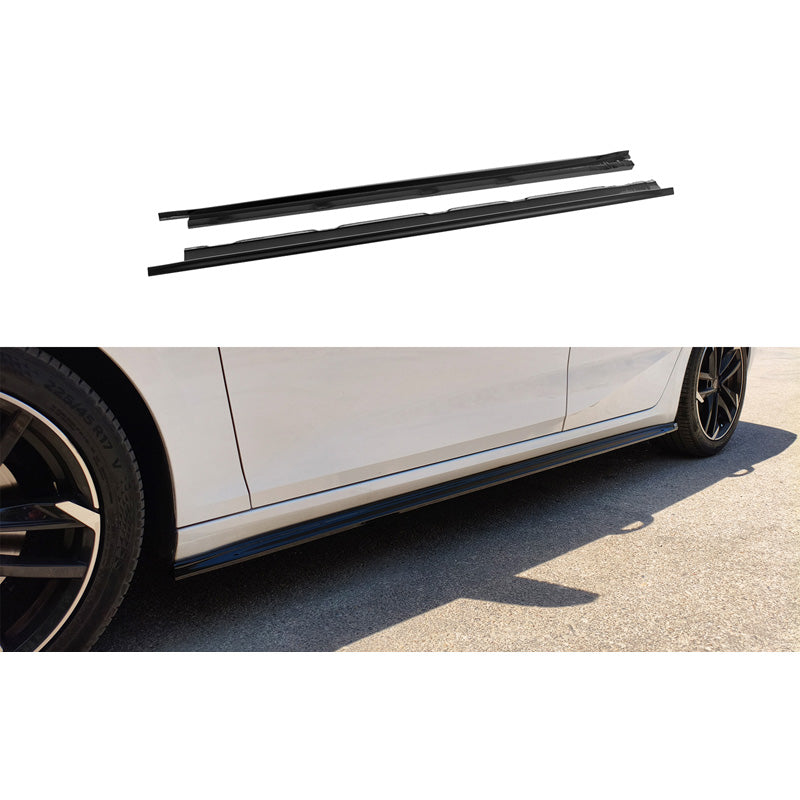 Motordrome, Seitenschweller, Glanzschwarz, passend für Opel Astra L Hatchback (2021-)