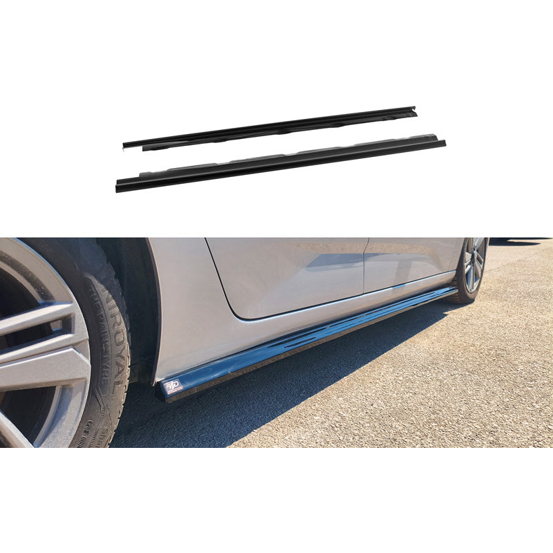 Motordrome, Seitenschweller, Glanzschwarz, passt für Peugeot 308 III SW (2021-)