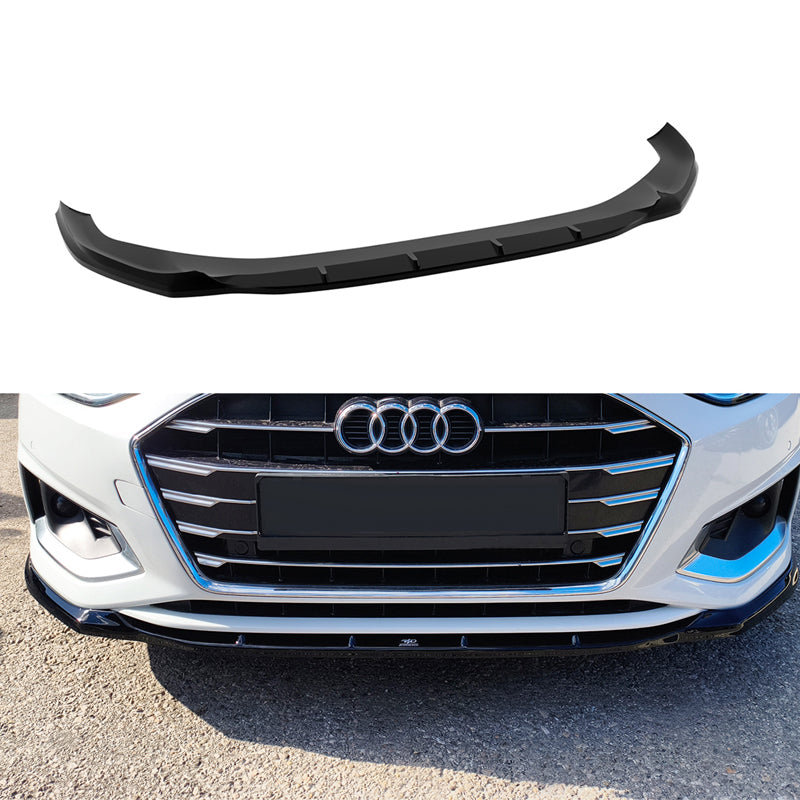 Motordrome, Frontspoiler, Glanzschwarz, passt für Audi A4 Sedan/Avant (B9) Facelift (2019-), ohne S-Line/S4