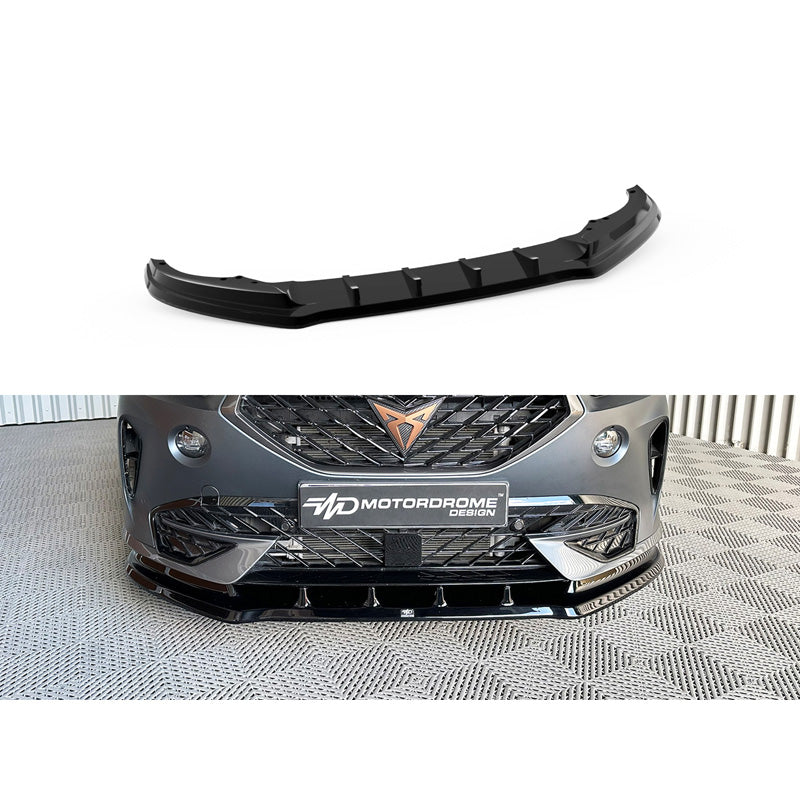 Motordrome, Frontspoiler, ABS, Passend für Cupra Formentor Mk1 2020-2024, Schwarz