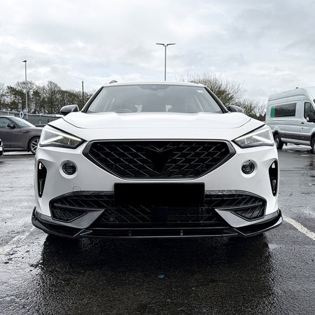 AutoStyle, Frontspoiler, Blank sort ABS, passer til Cupra Formentor (2020-2024)