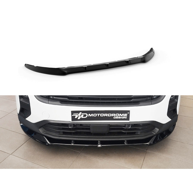 Motordrome, Frontspoiler, ABS Glanzschwarz, Passend für Ford Transit Courier (B460) 2023-, aerodynamisches Design