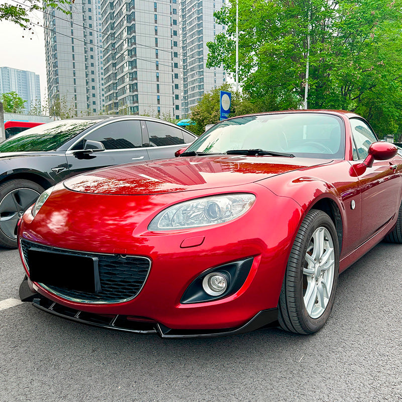AutoStyle, Frontspoiler, Glanzschwarz ABS, passend für Mazda MX-5 (NC) Facelift (2009-2015)