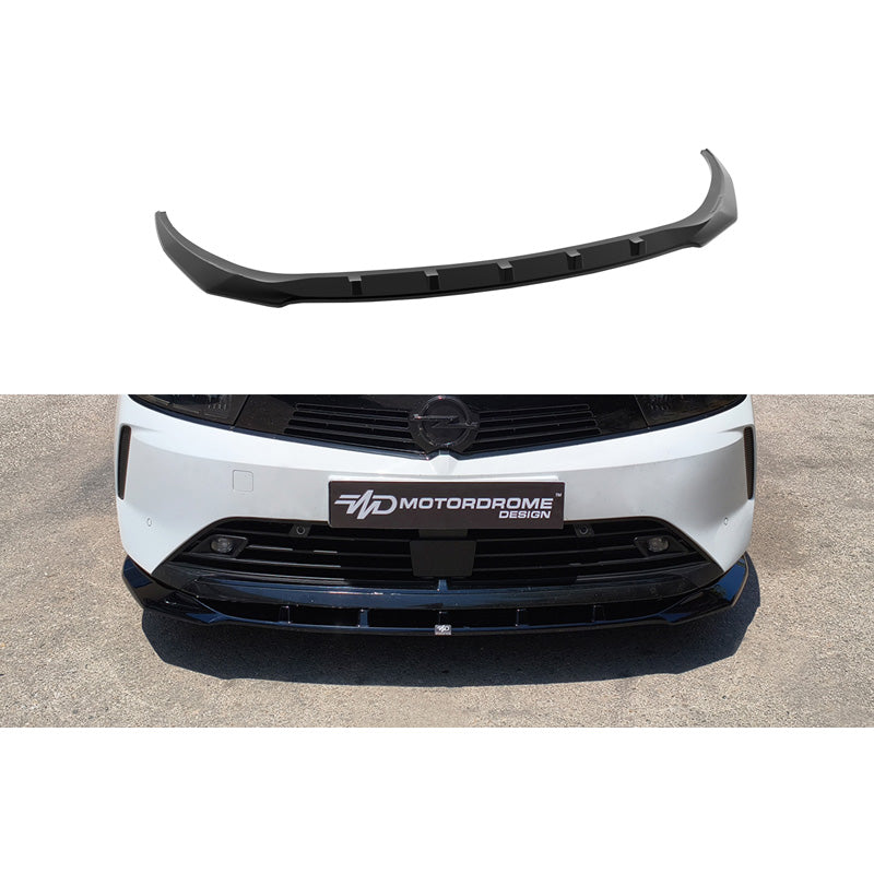 Motordrome, Frontspoiler, passend für Volkswagen Opel Astra L Hatchback + Sportstourer (2021-), ABS