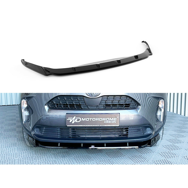 Motordrome, Frontspoiler, ABS Glanzschwarz, Passend für Toyota Yaris Cross (2020-), sportliches Design