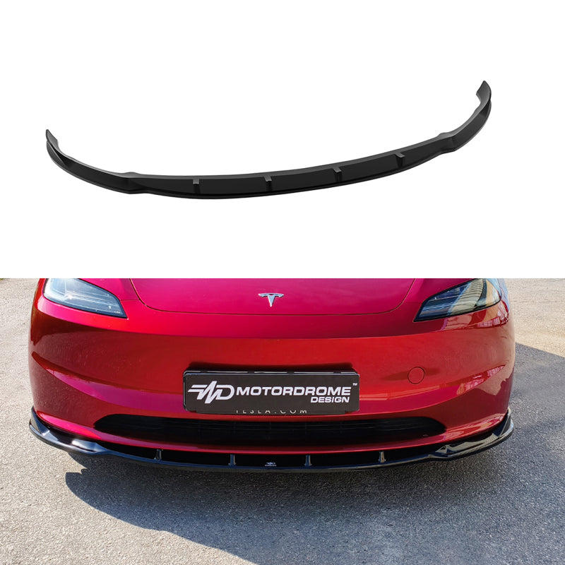 Motordrome, Frontspoiler, ABS, passt für Tesla Model 3 Highland (Facelift) (2024-)