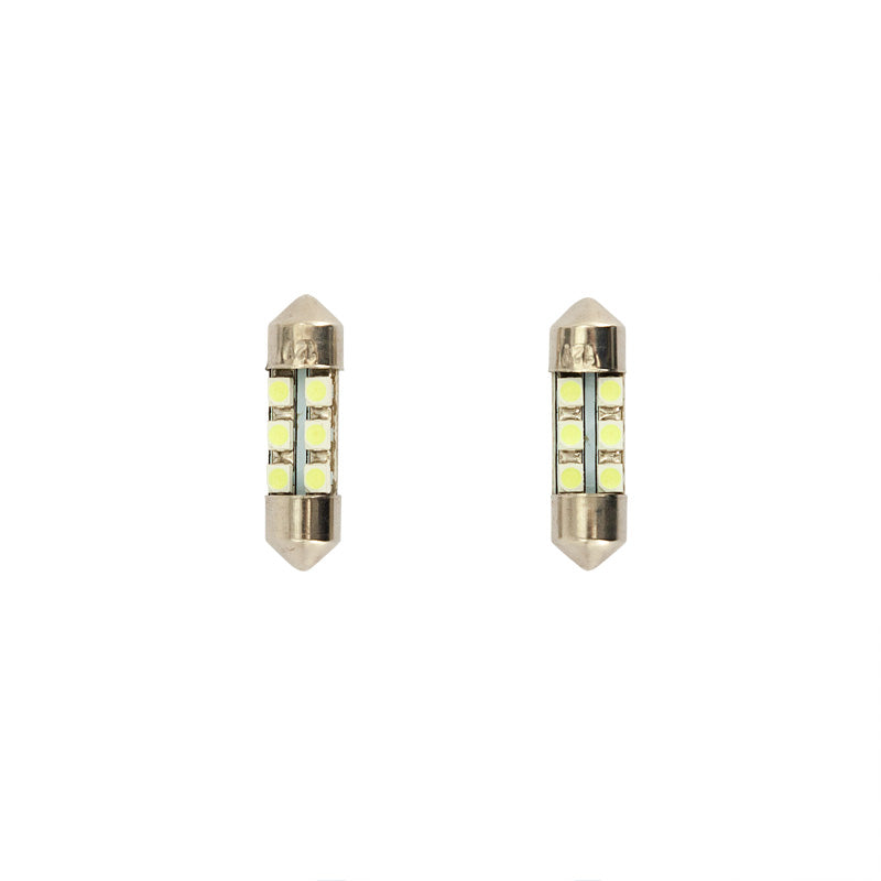AutoStyle, 6Q LED/SMD Festoon Leuchtmittel Weiß 31x10mm, Satz à 2 Stück, Weiss