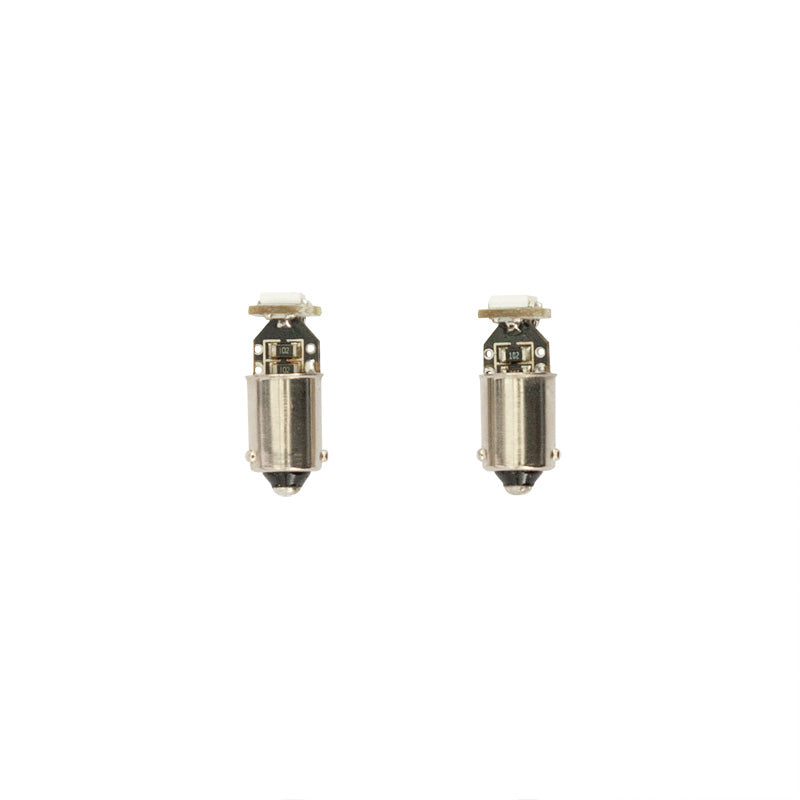 AutoStyle, BAX9S (H6) SMD/LED DC (reverse pole) Leuchtmittel 12V Xenon-Optik Weiß, Satz à 2 Stück, mit CAN-bus Checkwiderstand, Weiss