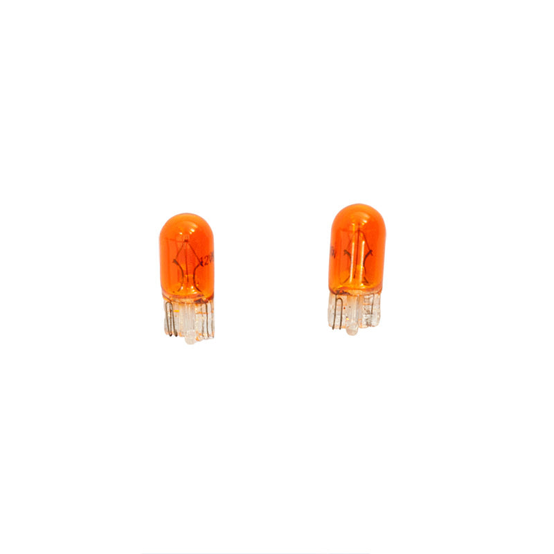 AutoStyle, T-10 12V/5W Leuchtmittel 12V Amber (Coated), Satz à 2 Stück, Orange