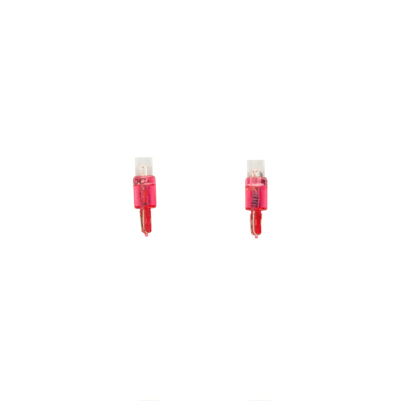 AutoStyle, T-5 LED Instrument Leuchtmittel 12V Rot, Satz à 2 Stück