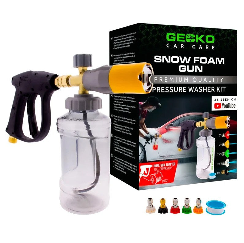 Gecko, Snow-Foam-Pistole - Effektive Autowäsche
