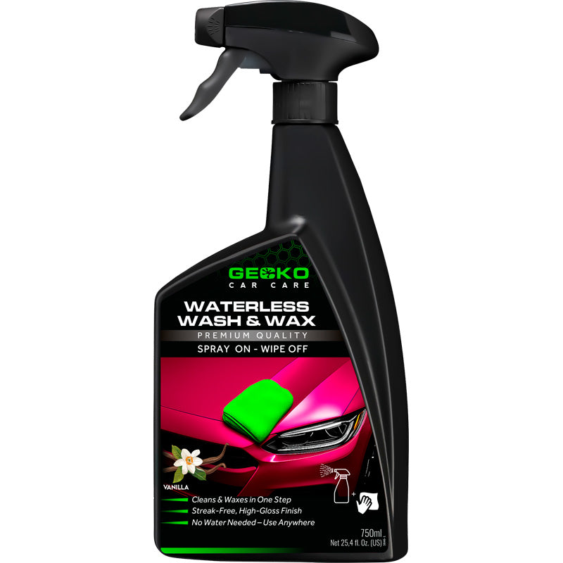 Gecko, Waterless Wash & Wax, 750ml