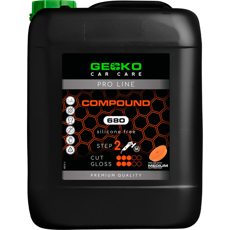 Gecko, Pro Compound 680 STEP 2, 5 liter, silikonfrei