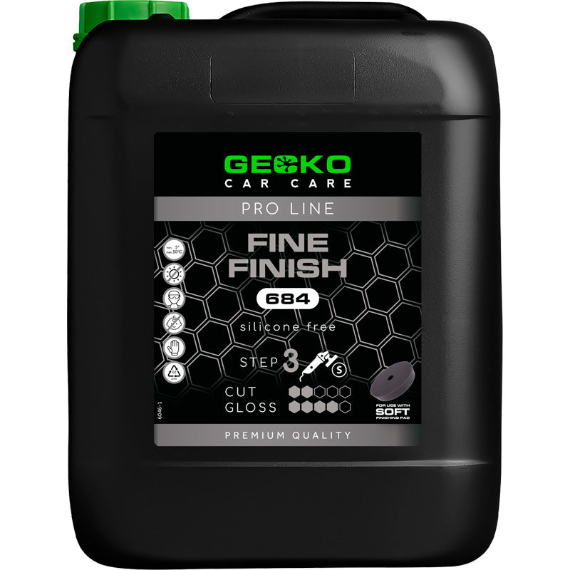 Gecko, Pro Fine Finish 684 STEP 3, 5 liter, silikonfrei