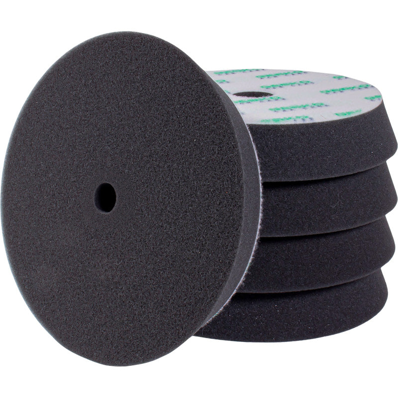 Gecko, Fine Finishing Pad (Black) 80mm, 5 pcs, 75mm backing plate
