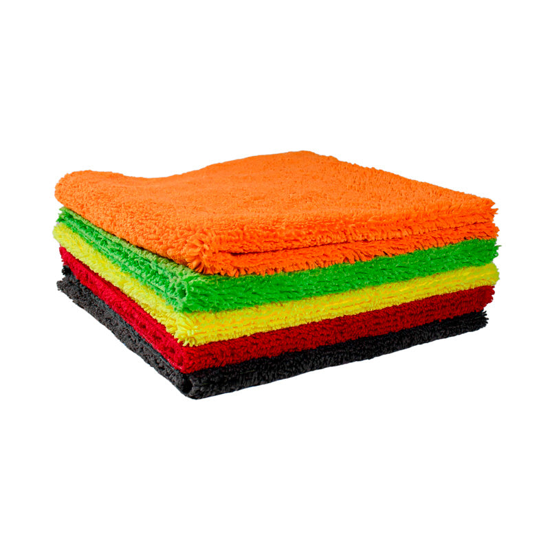 Gecko, Professionelles Mikrofaser-Tuch-Set, Edgeless, 5-teilig, 40x40 cm