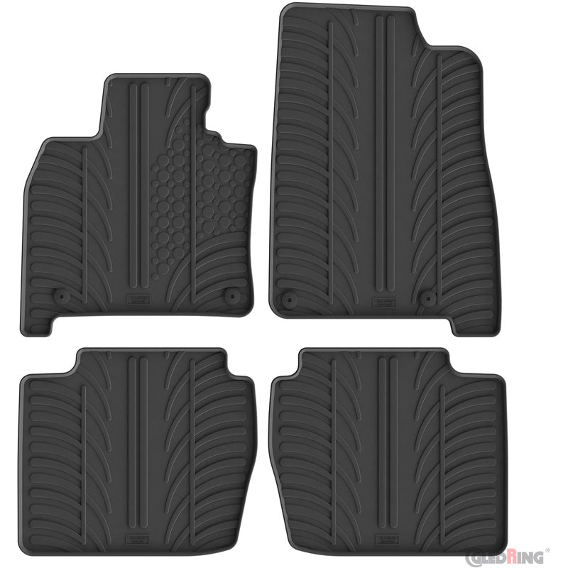 Gledring, Gummimatten, T-Profil, 4-teiliges Set, passend für Mazda CX-5 III (2025-)