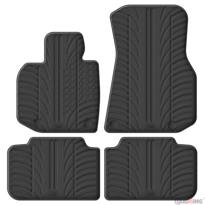 Gledring Gummifußmatten-Set geeignet für BMW X3 (G45) 2024- (T-Profil 4-teilig)