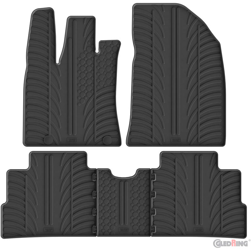 Gledring, Gummimatte, T-Profil, 5-teiliges Set, passt für BYD Dolphin Surf EV (2025-)