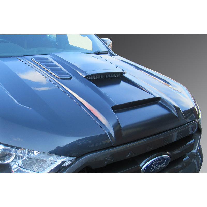 RGM, Lufteinlass, passt für Ford Ranger (TKE) Facelift 2016-2022 - (ABS) Schwarz