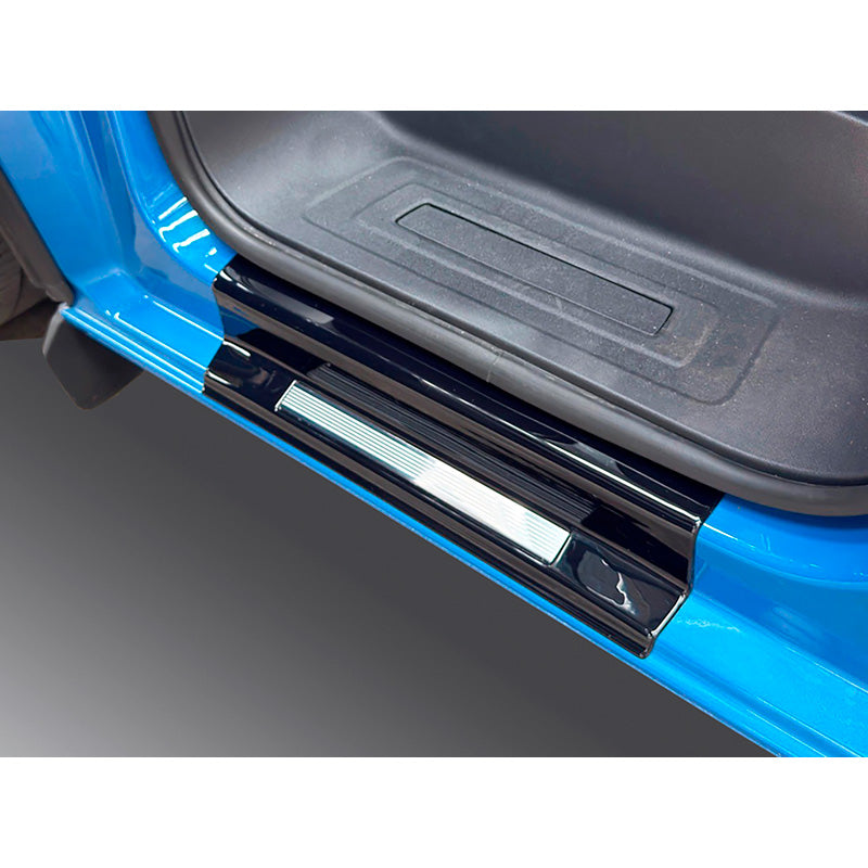 RGM, Einstiegsleisten-Schutz, ABS & Edelstahl, 2 Stück, passt zu Ford Transit Custom / Tourneo Custom (2023-) & Volkswagen Transporter T7 (2024-)