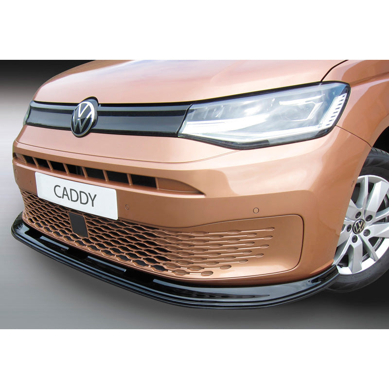 RGM, Frontspoilerlippe, passend für Volkswagen Caddy V Box/MPV 2020- Glanzschwarz