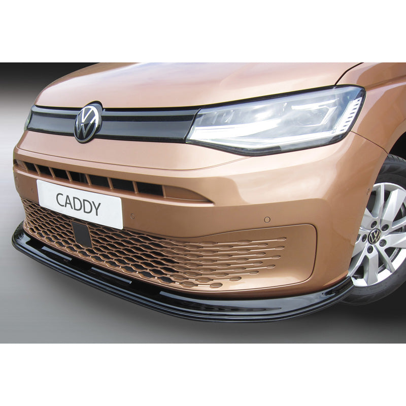 RGM, Frontspoilerlippe, passend für Volkswagen Caddy V Box/MPV 2020- Schwarz