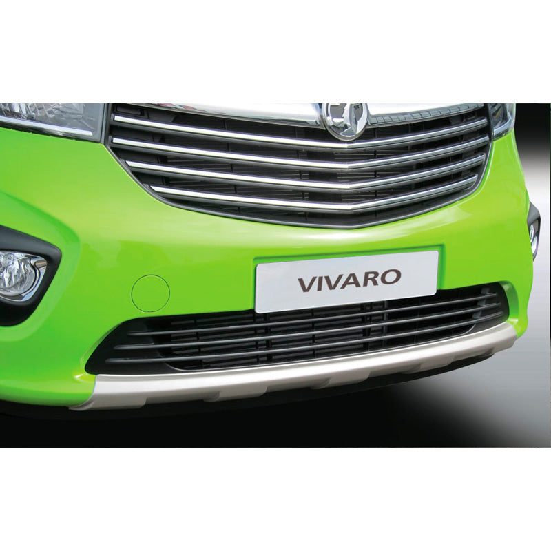RGM, Frontspoiler "Skid-Plate", passend für Opel Vivaro 2014-2019 Silber (ABS)