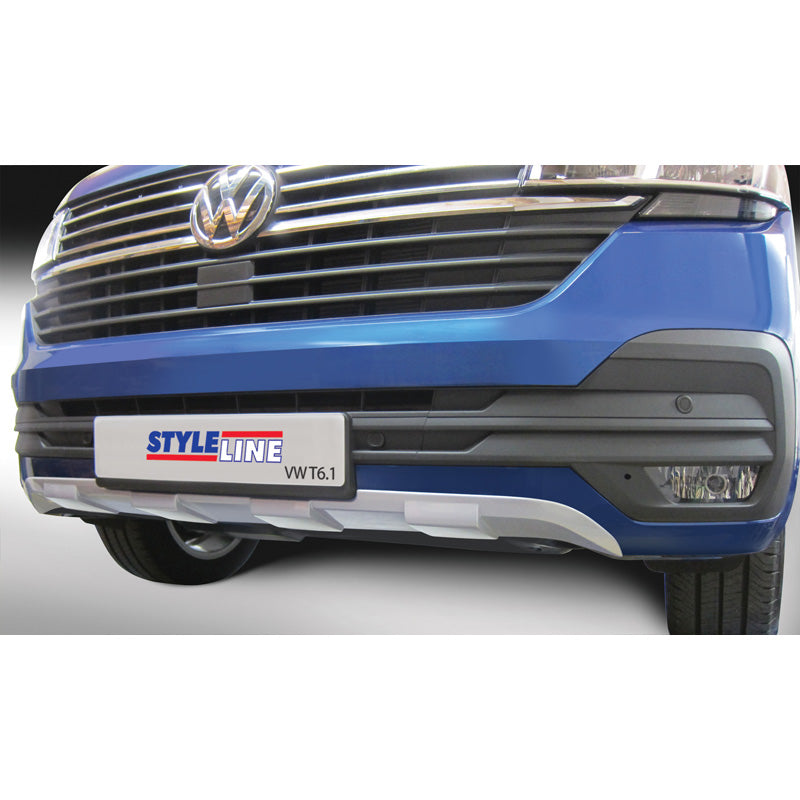 RGM, Frontspoiler 'Skid-Plate', passt für Volkswagen Transporter T6.1 2020- Silber (ABS)