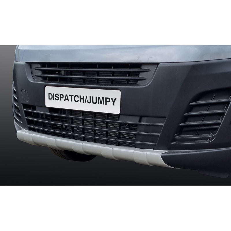 RGM, Frontspoiler 'Skid-Plate', passt für Citroën Jumpy/Peugeot Expert/Toyota Proace 2016-/Opel Vivaro 2019-/Fiat Scudo 2022- Silber (ABS)