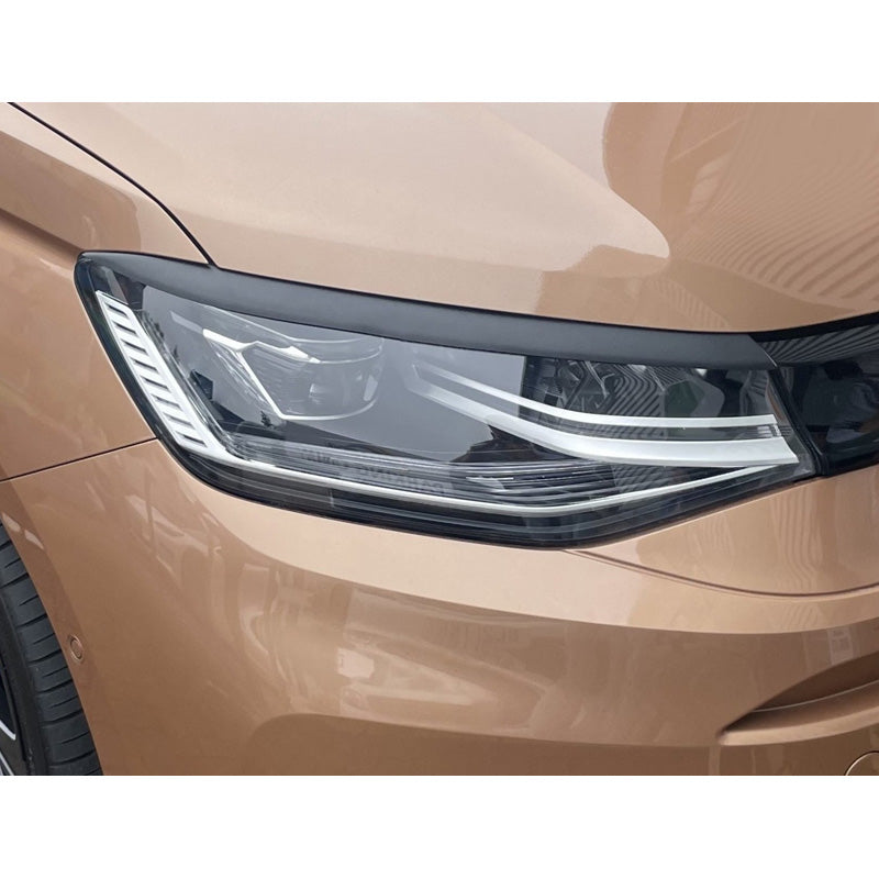 RGM, Scheinwerferblenden, Schwarz, Passend für Volkswagen Caddy V (2020-), LED, ABS