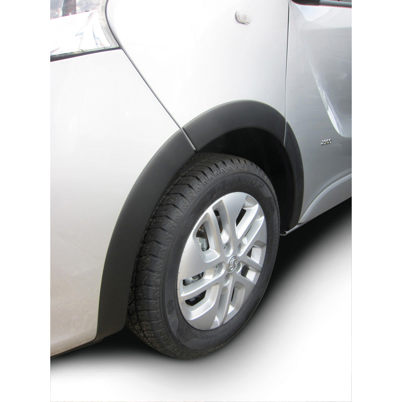 RGM, Radlaufverkleidungen aus ABS-Kunststoff, Schwarz, Passend für Opel Vivaro 2014-2019 langer Radstand, Satz mit 10 Stk.