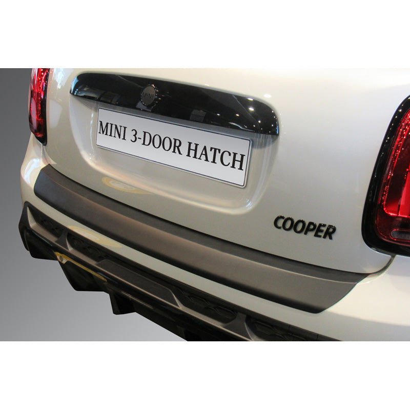 RGM, ABS Heckstoßstangenschutz passend für Mini One/Cooper/Cooper S (F56) (3-türer) FL 2021- Schwarz, Mattschwarz