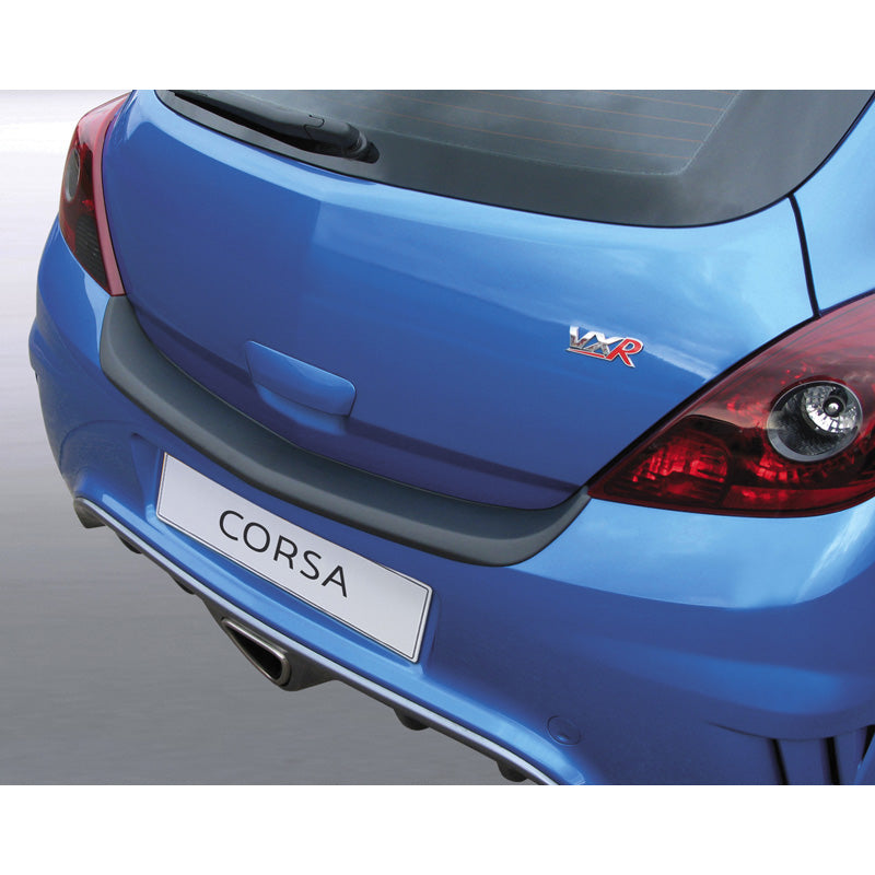 RGM, ABS Heckstoßstangenschutz passend für Opel Corsa D 3 türer GSi/VXR/OPC Schwarz, Mattschwarz