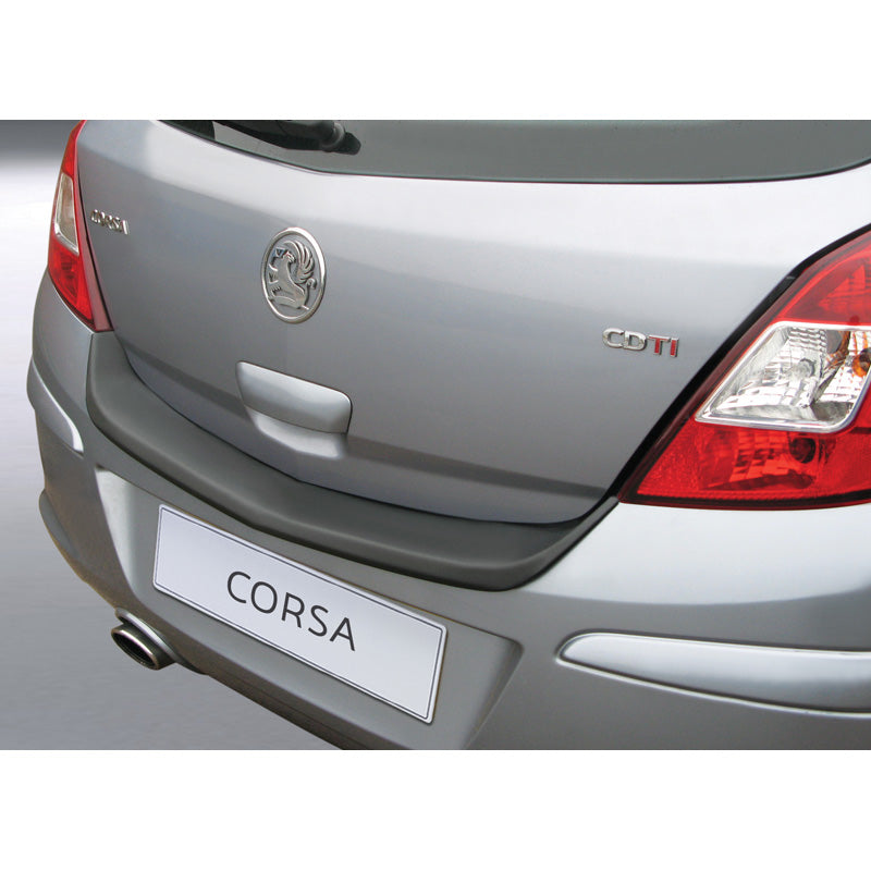 RGM, ABS Heckstoßstangenschutz passend für Opel Corsa D 5 türer 2006-2014 Schwarz, Mattschwarz