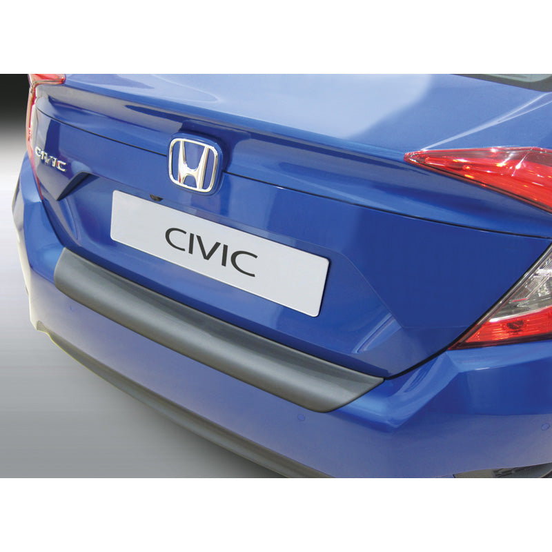 RGM, ABS Heckstoßstangenschutz passend für Honda Civic X Limousine SE/EX 5/2017- Schwarz, Mattschwarz