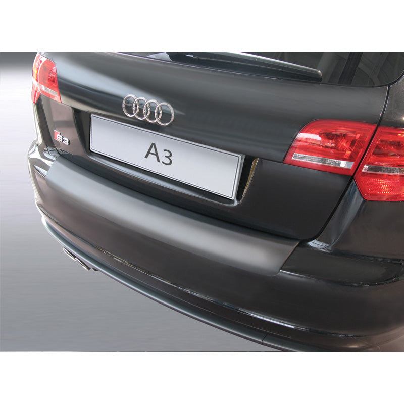 RGM, ABS Heckstoßstangenschutz passend für Audi A3 8P Sportback 2008-2012 Schwarz, Mattschwarz