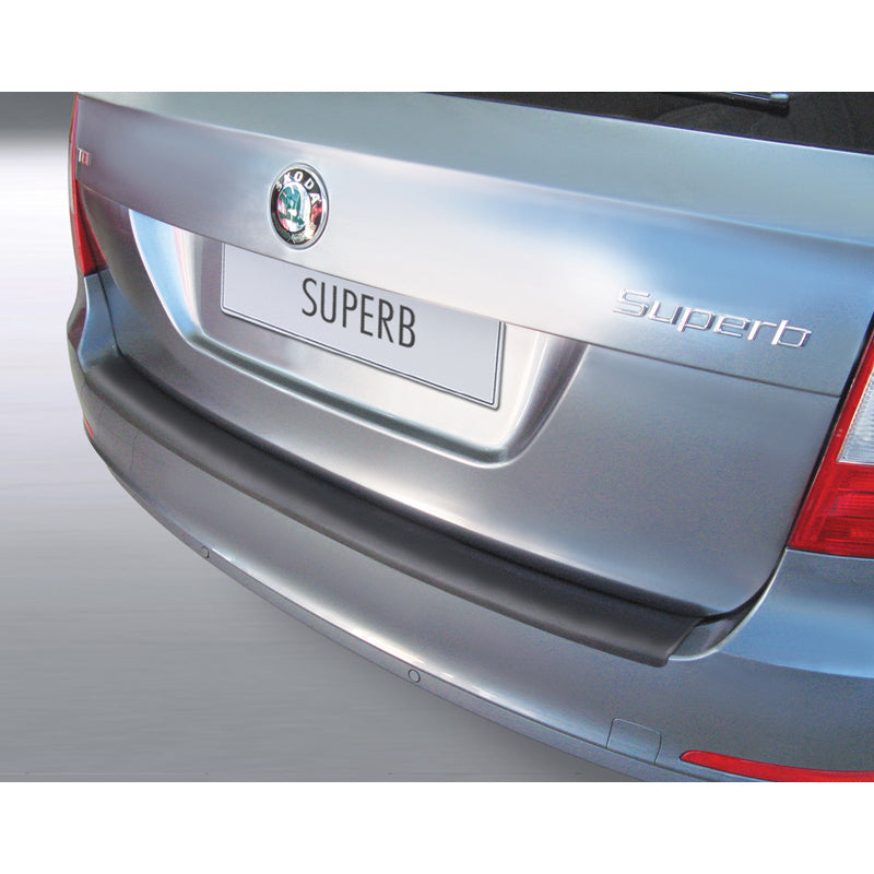 RGM, ABS Heckstoßstangenschutz passend für Skoda Superb Combi 2009-2012 Schwarz, Mattschwarz