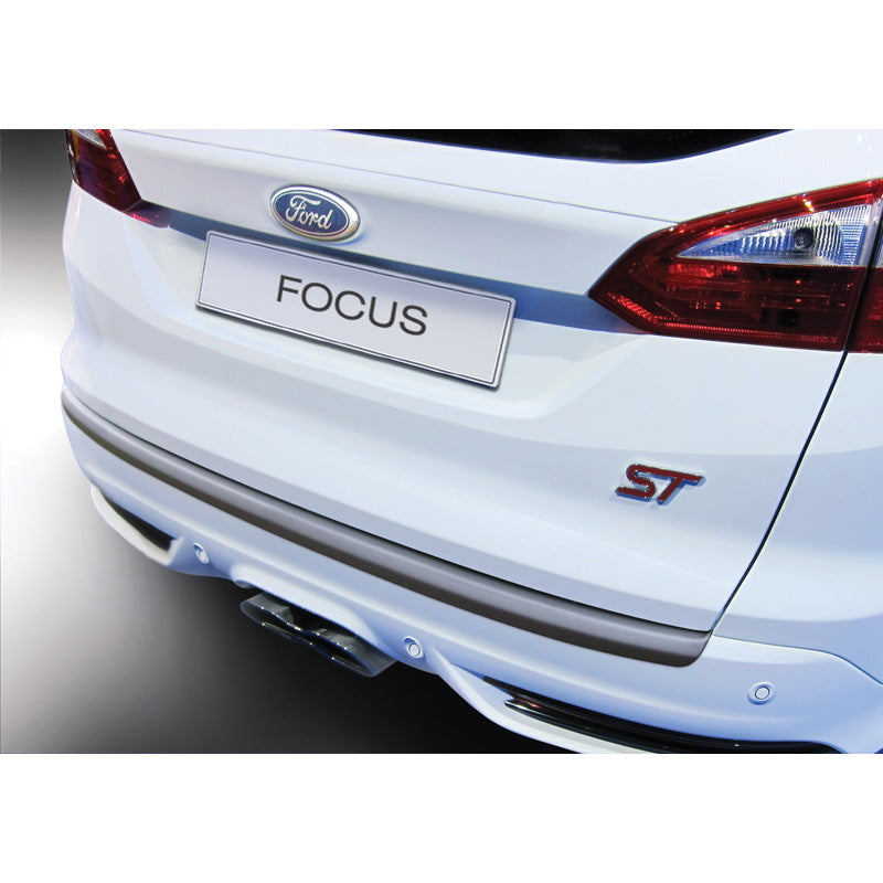 RGM, ABS Heckstoßstangenschutz passend für Ford Focus Estate/Turnier 2012-2018 Schwarz, Mattschwarz