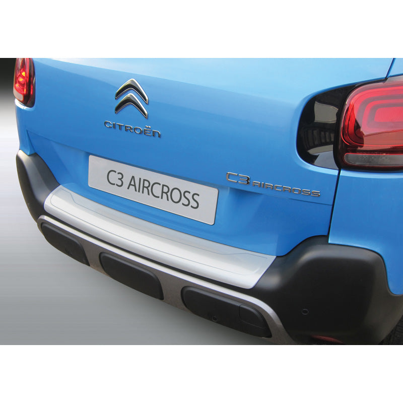 RGM, Heckstoßstangenschutz, ABS, Schwarz, Passend für Citroën C3 Aircross 2017-, '3D-geformt'