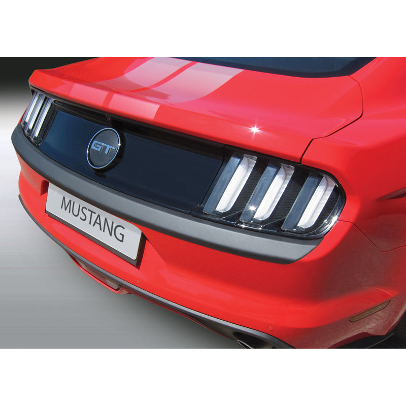 RGM, ABS Heckstoßstangenschutz passend für Ford Mustang 2015- Large Schwarz, Mattschwarz