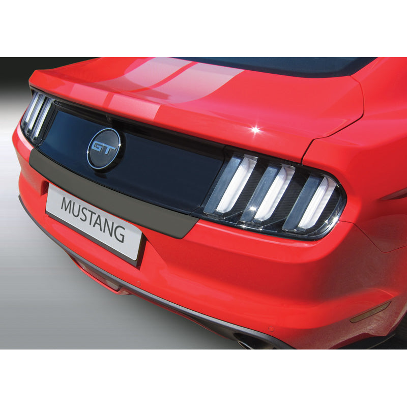 RGM, ABS Heckstoßstangenschutz passend für Ford Mustang 2015- Small Schwarz, Mattschwarz