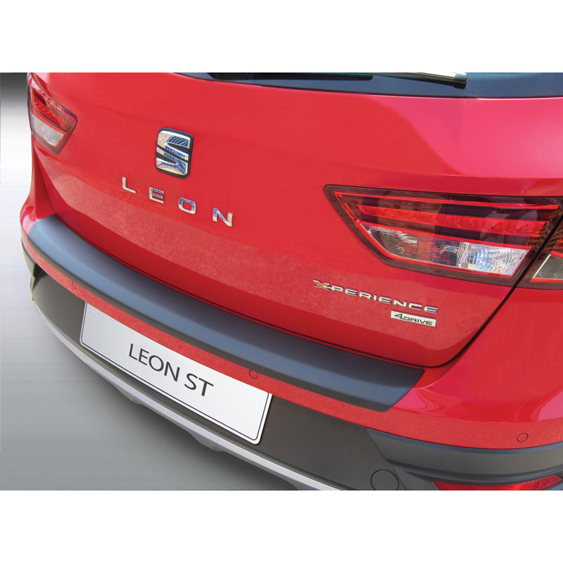 RGM, Heckstoßfänger-Schutz, ABS, Schwarz, passt für Seat Leon (5F) ST S/SE/FR/X-Perience/Cupra 2013-2016
