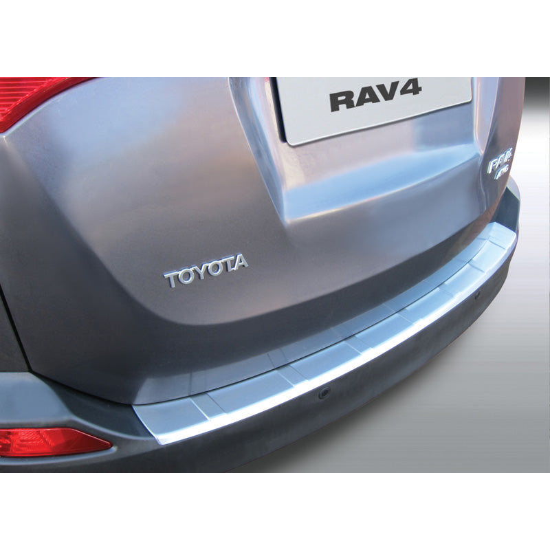 RGM, ABS Heckstoßstangenschutz passend für Toyota RAV-4 4x4 2013-2016 Schwarz, Mattschwarz