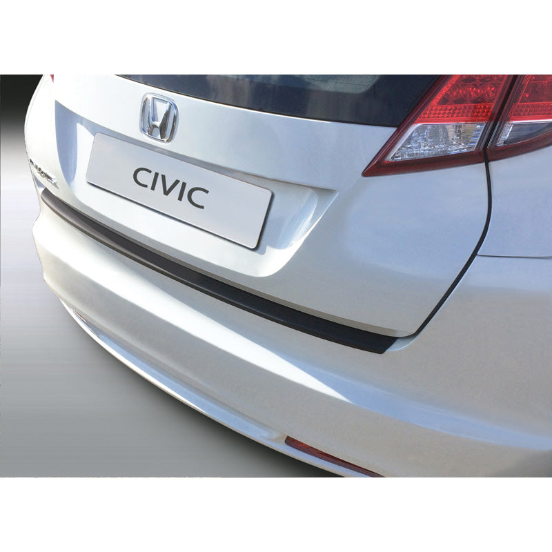 RGM, ABS Heckstoßstangenschutz passend für Honda Civic HB 5 türer 2012-2015 Schwarz, Mattschwarz