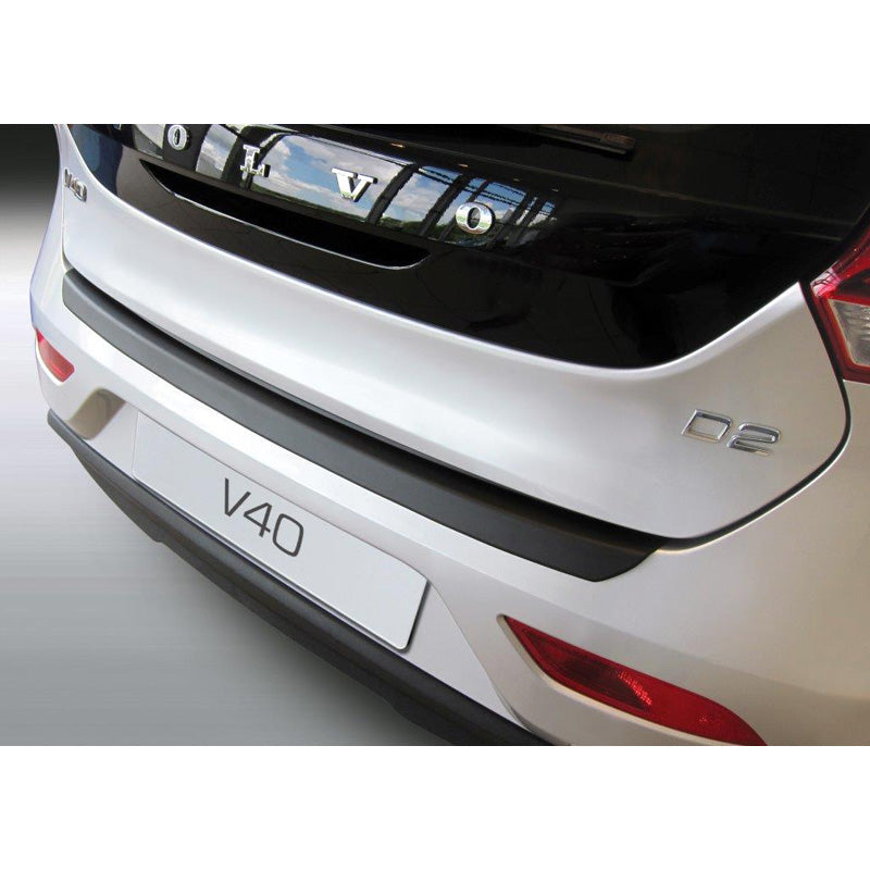 RGM, ABS Heckstoßstangenschutz passend für Volvo V40 5 türer 6/2012- Schwarz, Mattschwarz