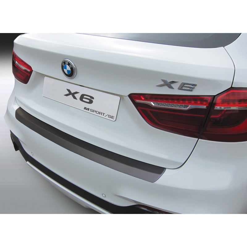 RGM, ABS Heckstoßstangenschutz passend für BMW X6 F16 M-Sport/SE 2015-2019 Schwarz, Mattschwarz