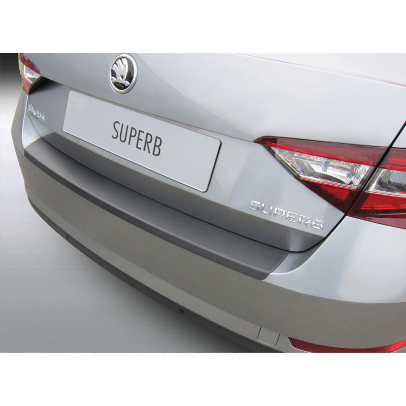 RGM, ABS Heckstoßstangenschutz passend für Skoda Superb III Limousine 5/2015- Schwarz, Mattschwarz